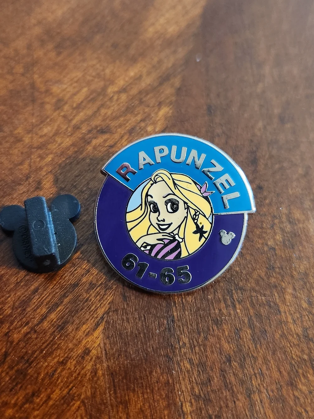 Disney Rapunzel Enamel Pin - Blue, Purple & Yellow